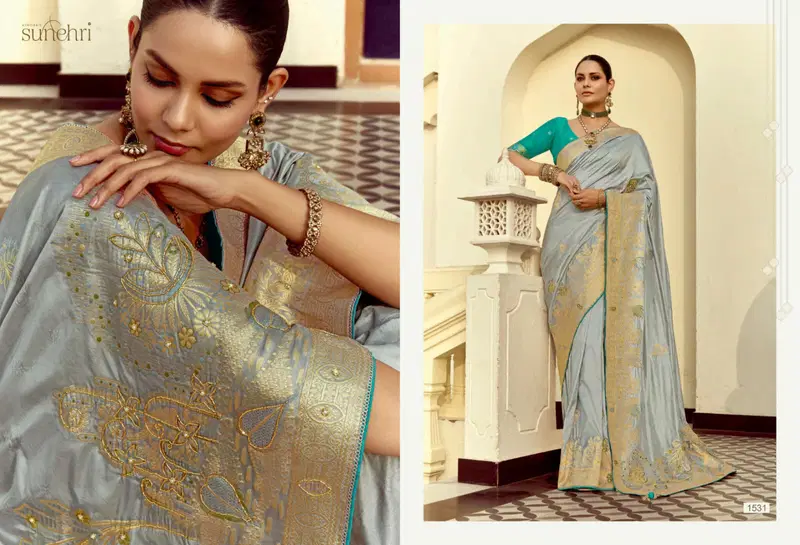 Alankar By Kimora Dola Silk Wedding Wear Saree Wholesale Market In Surat